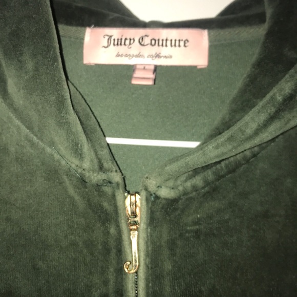 Juicy dark green zip up - Picture 2 of 4